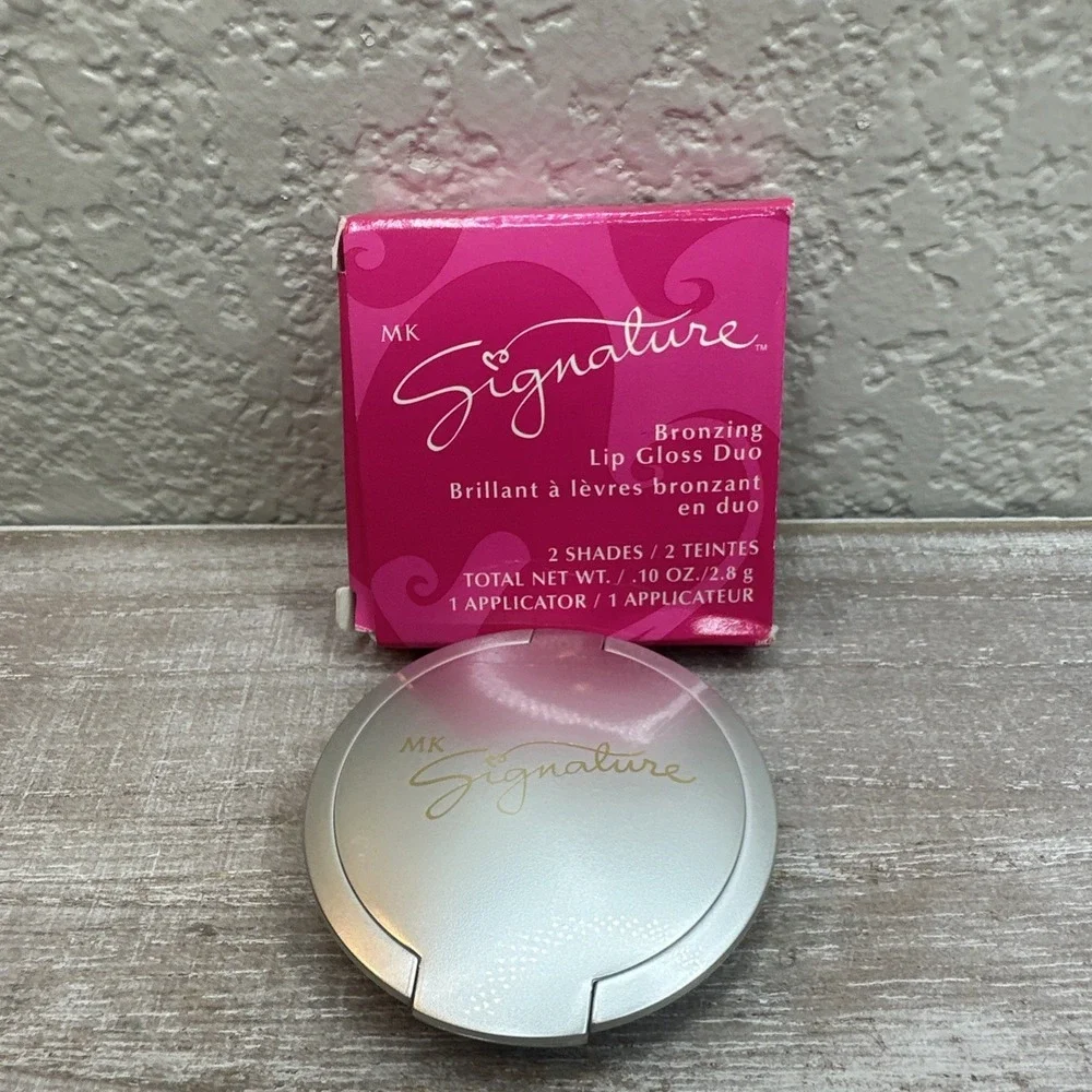 $9 🌙 MARY KAY SIGNATURE‎ BRONZING LIP GLOSS DUO FLARE COPPER NEW